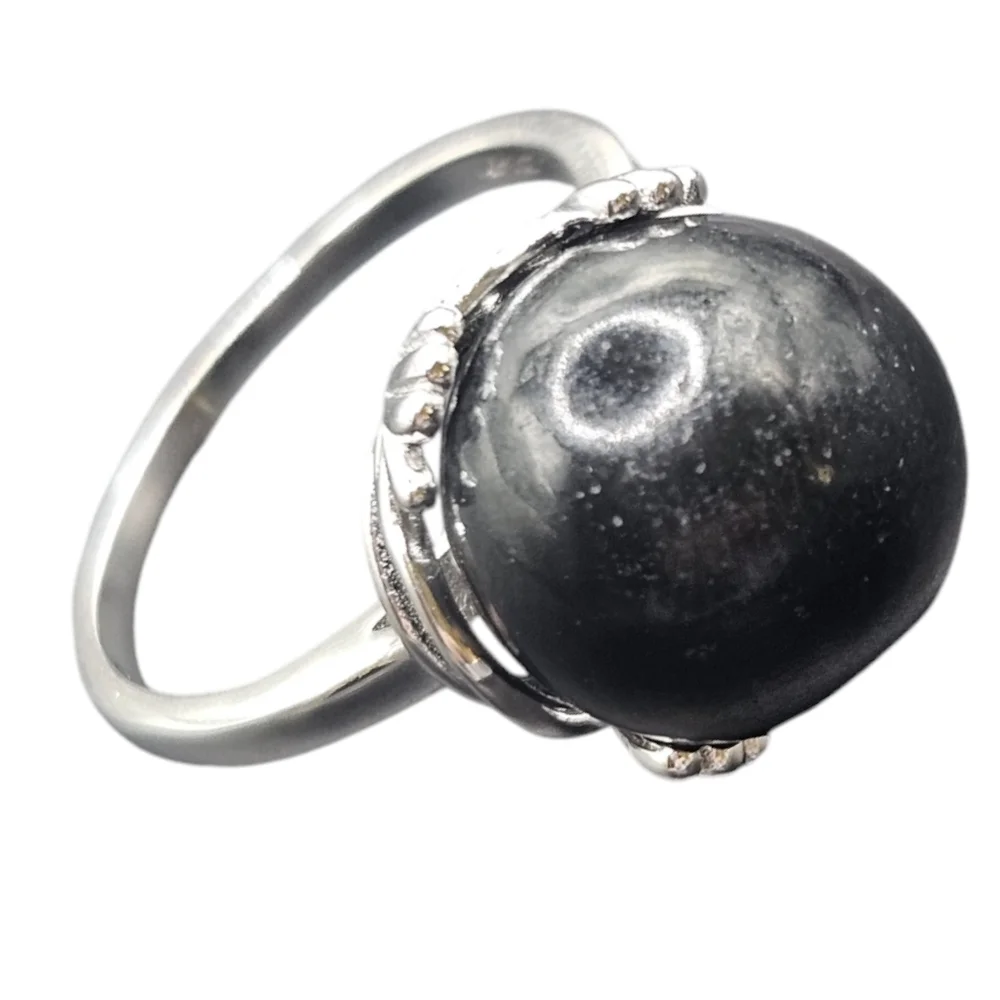 Shungite Ball Ring